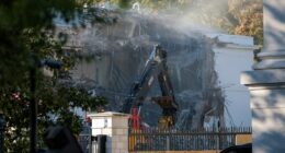 White House ballroom construction begins with East Wing demolition