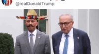 US President Donald Trump keeps posting what appears to be an AI-generated video of a man in a sombrero and moustache â€” but why?