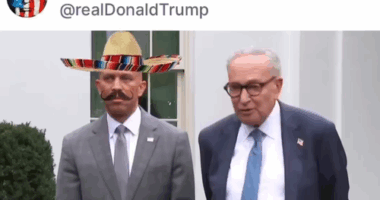 US President Donald Trump keeps posting what appears to be an AI-generated video of a man in a sombrero and moustache â€” but why?