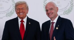 Why was the head of FIFA at Gaza peace summit?