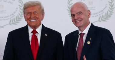 Why was the head of FIFA at Gaza peace summit?