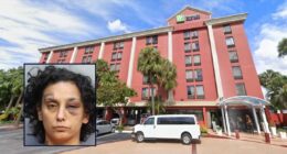 Woman stuffs murdered man's body under Holiday Inn bed: Cops