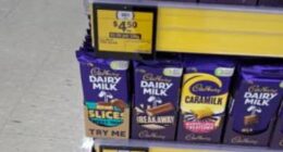 The shopper found the Cadbury block of chocolate for sale for NZD$4.50 at a Woolworths in New Zealand