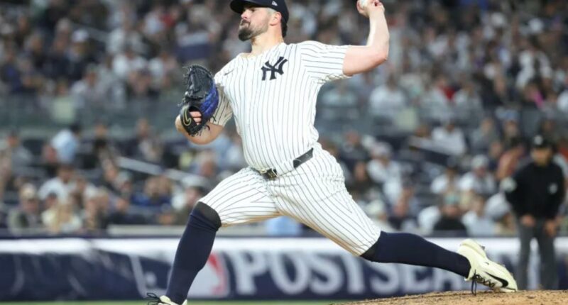 Yankees' hopes for ALDS comeback now revolve around Carlos Rodon