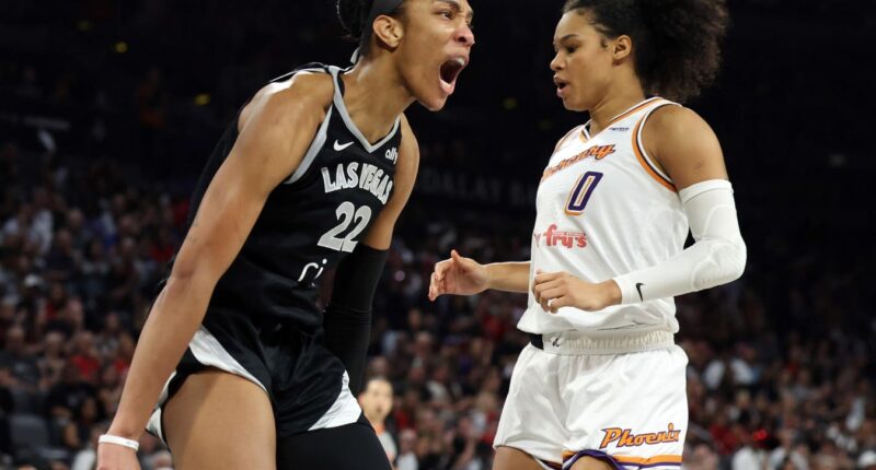Aces Cruise Past Mercury In Game 2 Of The WNBA Finals