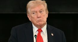 Blood-soaked handshake exposes the chilling reality of justice under Trump - as he fumes at TV star Pam Bondi