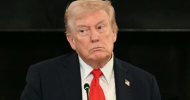 Blood-soaked handshake exposes the chilling reality of justice under Trump - as he fumes at TV star Pam Bondi