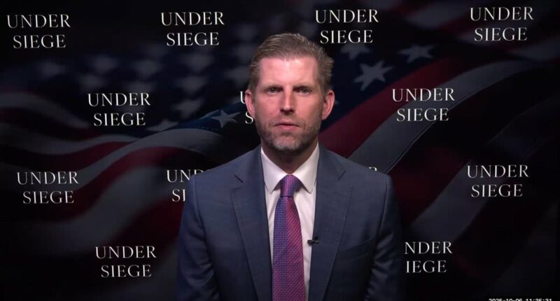In his most explosive act, ERIC TRUMP sends a venomous ultimatum to assassins targeting his family... and reveals chilling details of close calls you never even heard about