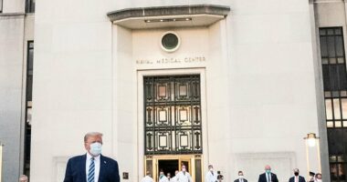 Trump returns to hospital for 'routine annual check-up' - for the second time this year