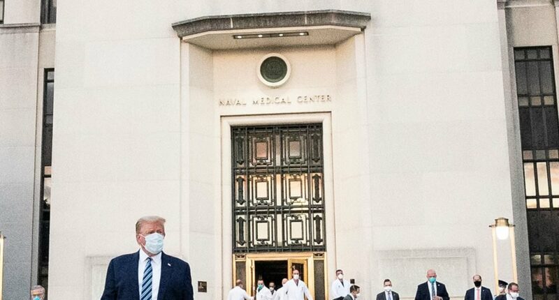 Trump returns to hospital for 'routine annual check-up' - for the second time this year