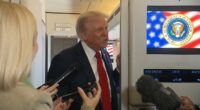 Trump shuts down reporter mid-interview aboard Air Force One