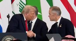 'You upgraded me': Moment Donald Trump and Mark Carney joke after US president mislabels Canadian PM