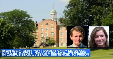 ‘Creepy’ jock who sent Facebook DM to rape victim sentenced