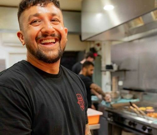 Chris, owner of Barry's Burgers in Adelaide