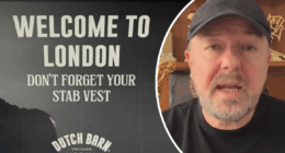 'Cowardly': Ricky Gervais clashes with Transport for London over vodka billboards