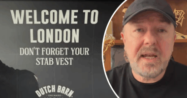 'Cowardly': Ricky Gervais clashes with Transport for London over vodka billboards