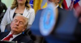 'Dozy Don': Trump Oval Office event images go viral