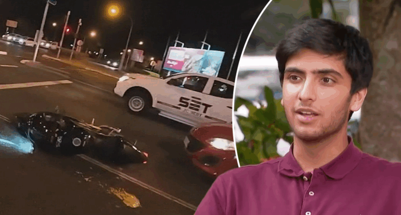 'I was thinking, is this it?': Motorcyclist relives road rage attack