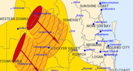 'Massive line of thunderstorms' hits battered state for third day