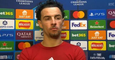 'We're in the s***': Curtis Jones issues desperate plea to Liverpool team-mates after 'unacceptable' thrashing by PSV - as Jamie Carragher insists Mo Salah should have fronted the media instead