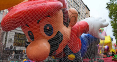 A welcome form of inflation: Balloons take shape for Macy’s Thanksgiving Day Parade