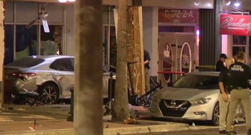 Accident kills four, injures 11 after street racer crashes into a bar