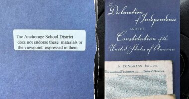 Alaska school district admits 'mistake' after adding 'does not endorse' disclaimer to Constitution pamphlet