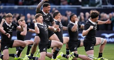 New Zealand's rugby stars will perform the Haka ahead of battle at Murrayfield on Saturday