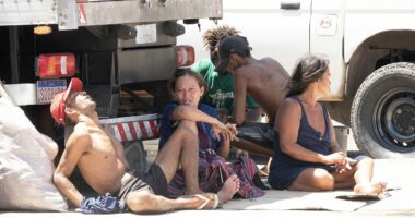 Amazon tribes homeless just yards from plush hotels for COP delegates
