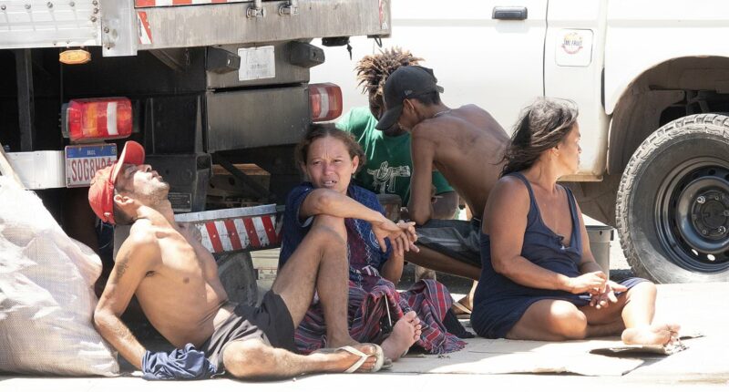 Amazon tribes homeless just yards from plush hotels for COP delegates
