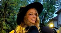 Amber Heard seen with twins for the first time   trick-or-treating