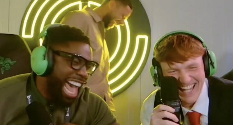 AngryGinge sends footballer into hysterics as he reveals his real name