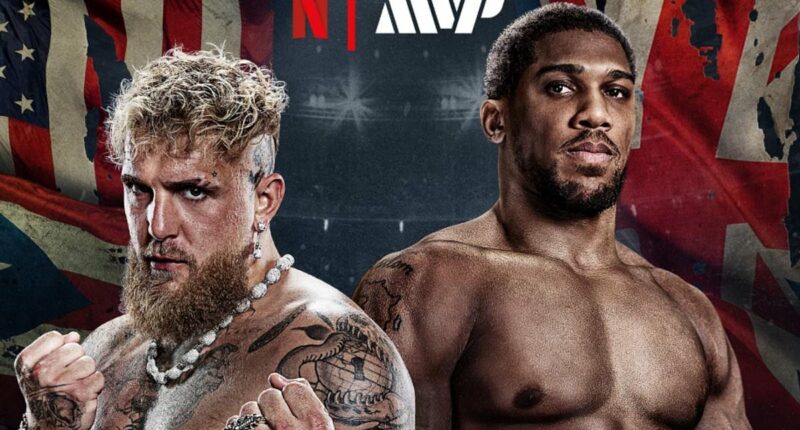 Anthony Joshua vs Jake Paul fight is CONFIRMED: £140m showdown will be live on Netflix as former heavyweight world champion takes on YouTube bad-boy