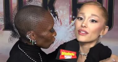 Ariana Grande and Cynthia Erivo cause stir with red carpet stunt