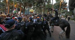 Arms expo protests expected to continue after 12 charged in Sydney