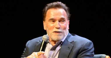 Arnold Schwarzenegger treats LA veterans to film studio trip