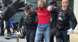 Arrests made as protesters clash with police at Turning Point event at UC Berkeley