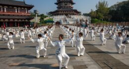 As videos of lithe Chinese pensioners go viral, experts reveal if ancient exercises are their secret - but simple - key to great ageing