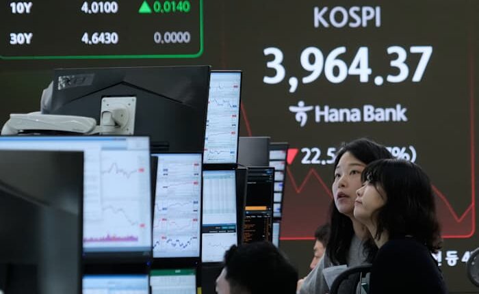 Asian shares are mixed in holiday-thinned trading with Wall Street closed for Thanksgiving