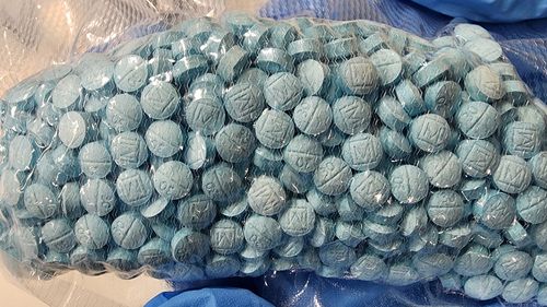 Drugs seized by NSW and WA Police in Strike Force Bloomfield.