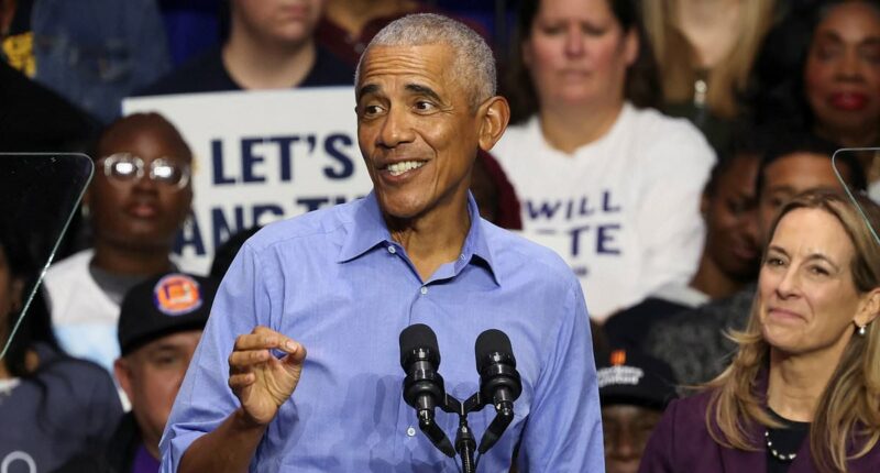 Barack Obama raises eyebrows by telling woman 'you look cute' amid rumored marriage woes with Michelle