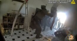 Barricaded Florida man falls through ceiling into the arms of SWAT