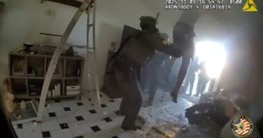 Barricaded Florida man falls through ceiling into the arms of SWAT