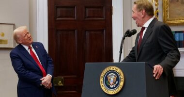 Billionaire whose son wants to buy CNN 'held talks with White House where he discussed axing two anchors who Donald Trump hates'