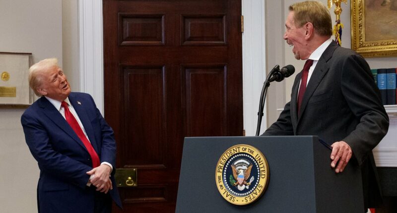 Billionaire whose son wants to buy CNN 'held talks with White House where he discussed axing two anchors who Donald Trump hates'