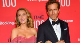 Blake Lively dresses up as an old person with Ryan Reynolds