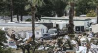 Brit killed as Storm Claudia rips through Portugal holiday campsite