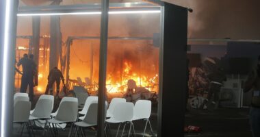COP30 climate talks descend into chaos as fire rips through pavilion