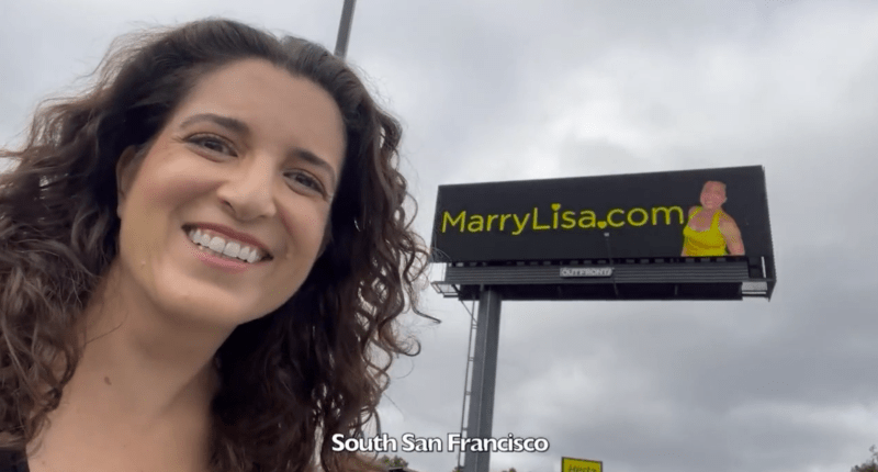 California woman behind 'Marry Lisa' billboards gets flood of applications