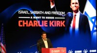 Charlie Kirk honored in Jerusalem as hundreds gather, including officials, clergy and Christians